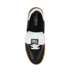 Steve Madden CROCKET BLACK WHITE 11 Steve Madden CROCKET BLACK WHITE -Steve Madden Store STEVEMADDEN MENS CROCKET BLACK WHITE 06 scaled