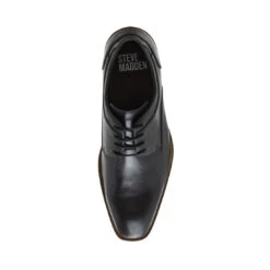 Steve Madden DIEGO BLACK LEATHER -Steve Madden Store STEVEMADDEN MENS DIEGO BLACK LEATHER 06 SMECOMM