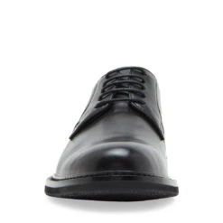 Steve Madden JOEL BLACK LEATHER -Steve Madden Store STEVEMADDEN MENS JOEL BLACK LEATHER 02 SMECOMM