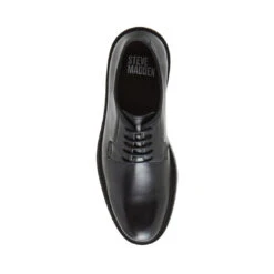 Steve Madden JOEL BLACK LEATHER -Steve Madden Store STEVEMADDEN MENS JOEL BLACK LEATHER 06 SMECOMM