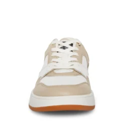 Steve Madden TRAYLON TAN WHITE -Steve Madden Store STEVEMADDEN MENS TRAYLON TAN WHITE FRONT