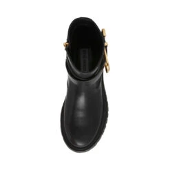 Steve Madden LEXS BLACK ACTION LEATHER -Steve Madden Store STEVEMADDEN SHEOS LEXS BLACKACTIONLEATHER TOP