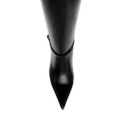 Steve Madden ABBEY RD BLACK LEATHER -Steve Madden Store STEVEMADDEN SHOES ABBEYRD BLACKLEATHER TOP SMECOMM