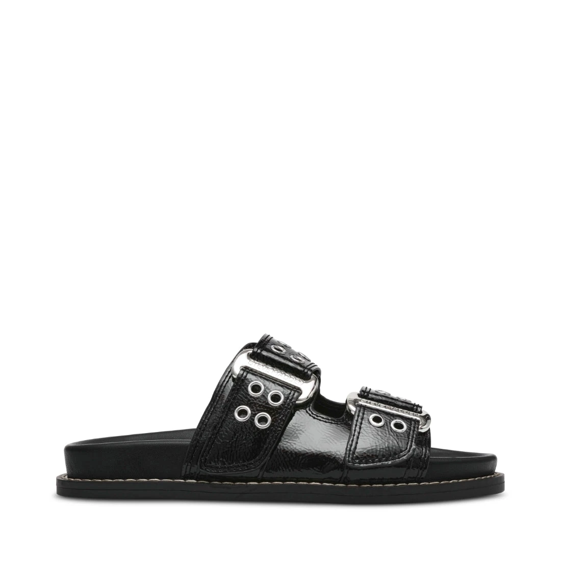 Steve Madden AGENT BLACK CRINKLE PATENT 4 Steve Madden AGENT BLACK CRINKLE PATENT - Image 2