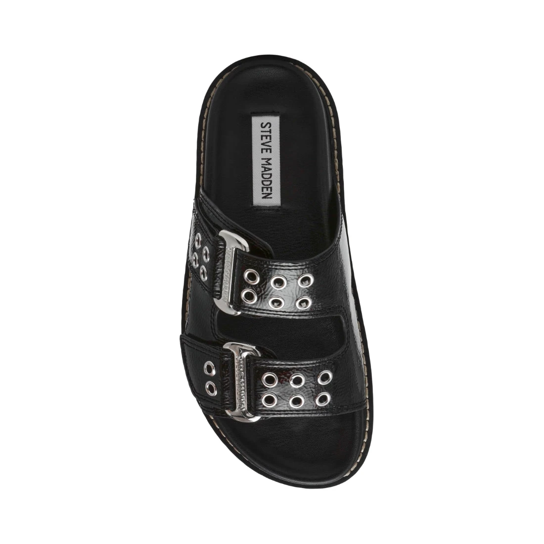 Steve Madden AGENT BLACK CRINKLE PATENT 6 Steve Madden AGENT BLACK CRINKLE PATENT - Image 4