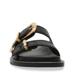 Steve Madden ARCH BLACK ACTION LEATHER -Steve Madden Store STEVEMADDEN SHOES ARCH BLACKLEATHER FRONT