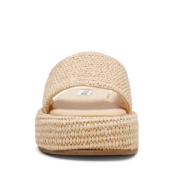 Steve Madden BEACHY NATURAL 10 Steve Madden BEACHY NATURAL -Steve Madden Store STEVEMADDEN SHOES BEACHY NATURAL RAFIA FRONT SMECOMM