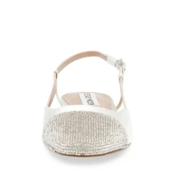 Steve Madden BELINDA-R IVORY SATIN -Steve Madden Store STEVEMADDEN SHOES BELINDA R IVORYSATIN FRONT