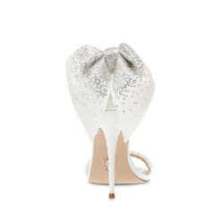 Steve Madden BELLAROSA IVORY SATIN -Steve Madden Store STEVEMADDEN SHOES BELLAROSA P IVORYSATIN BACK