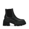 Steve Madden BING BANG-S BLACK WITH STUD -Steve Madden Store STEVEMADDEN SHOES BINGBANG S BLACKSTUDS SIDE