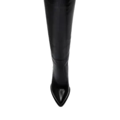 Steve Madden BIXBY BLACK LEATHER -Steve Madden Store STEVEMADDEN SHOES BIXBY BLACKLEATHER TOP SMECOMM