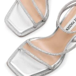 Steve Madden BRITTINA SILVER 12 Steve Madden BRITTINA SILVER -Steve Madden Store STEVEMADDEN SHOES BRITTINA SILVER RHINESTONES 05