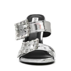 Steve Madden BROCADE SILVER -Steve Madden Store STEVEMADDEN SHOES BROCADE SILVER FRONT