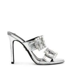 Steve Madden BROCADE SILVER -Steve Madden Store STEVEMADDEN SHOES BROCADE SILVER SIDE