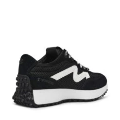 Steve Madden CAPITALE BLACK WHITE -Steve Madden Store STEVEMADDEN SHOES CAPITALE BLACKSUEDE ALT1 SMECOMM