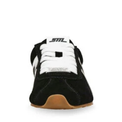 Steve Madden COUNTDOWN BLACK SUED -Steve Madden Store STEVEMADDEN SHOES COUNTDOWN BLACKSUEDE FRONT