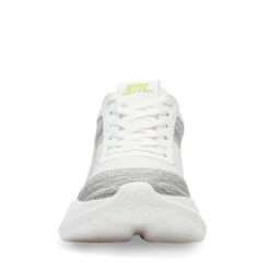 Steve Madden ELEVATE 5 WHITE SILVER -Steve Madden Store STEVEMADDEN SHOES ELEVATE5 WHITESILVER FRONT