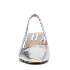 Steve Madden ENCANTO SILVER CRINKLE -Steve Madden Store STEVEMADDEN SHOES ENCANTO SILVERCRINKLE FRONT SMECOMM