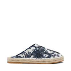 Steve Madden GILLIGAN BLUE WHITE -Steve Madden Store STEVEMADDEN SHOES GILLIGAN BLUEWHITE SIDE SMECOMM