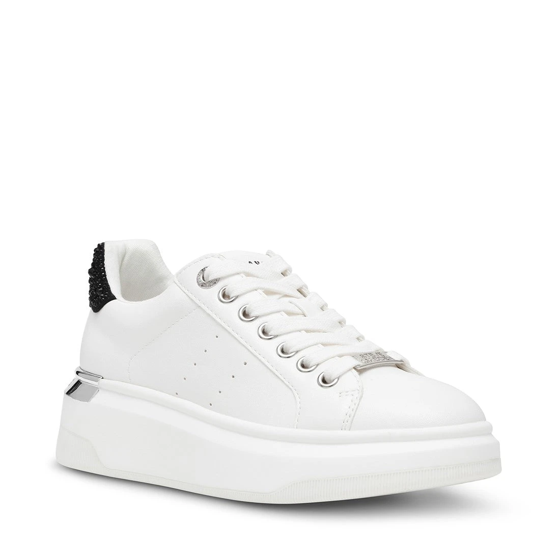 Steve Madden GLACIALR 2.0 WHITE BLACK 3 Steve Madden GLACIALR 2.0 WHITE BLACK