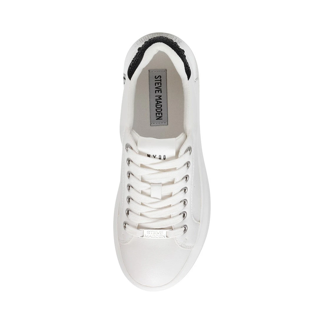 Steve Madden GLACIALR 2.0 WHITE BLACK 6 Steve Madden GLACIALR 2.0 WHITE BLACK - Image 4