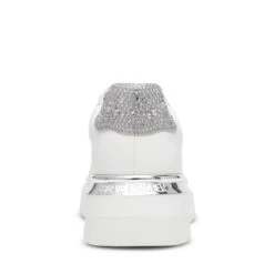 Steve Madden GLACIALR 2.0 WHITE SILVER 12 Steve Madden GLACIALR 2.0 WHITE SILVER -Steve Madden Store STEVEMADDEN SHOES GLACIAL R 2.0 WHITE SILVER BACK