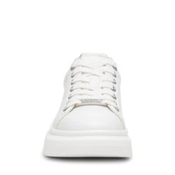 Steve Madden GLACIALR 2.0 WHITE SILVER 10 Steve Madden GLACIALR 2.0 WHITE SILVER -Steve Madden Store STEVEMADDEN SHOES GLACIAL R 2.0 WHITE SILVER FRONT