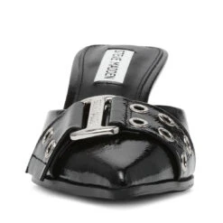 Steve Madden HIATUS BLACK CRINKLE PATENT -Steve Madden Store STEVEMADDEN SHOES HIATUS BLACKCRINKLEPATENT FRONT