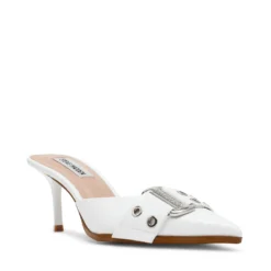 Steve Madden HIATUS WHITE CRINKLE PATENT