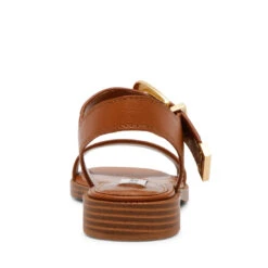 Steve Madden ISLANDER COGNAC LEATHER -Steve Madden Store STEVEMADDEN SHOES ISLANDER COGNACLEATHER BACK