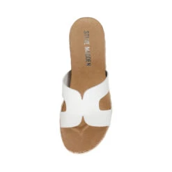 Steve Madden JADDA WHITE ACTION LEATHER -Steve Madden Store STEVEMADDEN SHOES JADDA WHITEACTIONLEATHER TOP