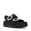 Steve Madden KLEOPATRA BLACK ACTION LEATHER -Steve Madden Store STEVEMADDEN SHOES KLEOPATRA BLACKACTIONLEATHER