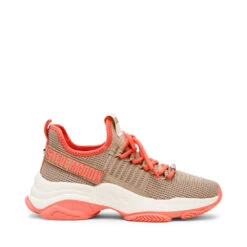 Steve Madden MAC-EIRISH CREAM & CORAL -Steve Madden Store STEVEMADDEN SHOES MAC E IRISHCREAMCORAL SIDE