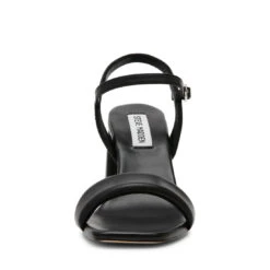 Steve Madden MAREENA BLACK LEATHER -Steve Madden Store STEVEMADDEN SHOES MAREENA BLACKLEATHER FRONT