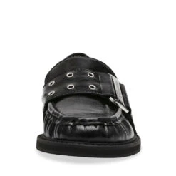 Steve Madden MAX-TRACK BLACK ACTION LEATHER 9 Steve Madden MAX-TRACK BLACK ACTION LEATHER -Steve Madden Store STEVEMADDEN SHOES MAX TRACK BLACKACTIONLEATHER FRONT
