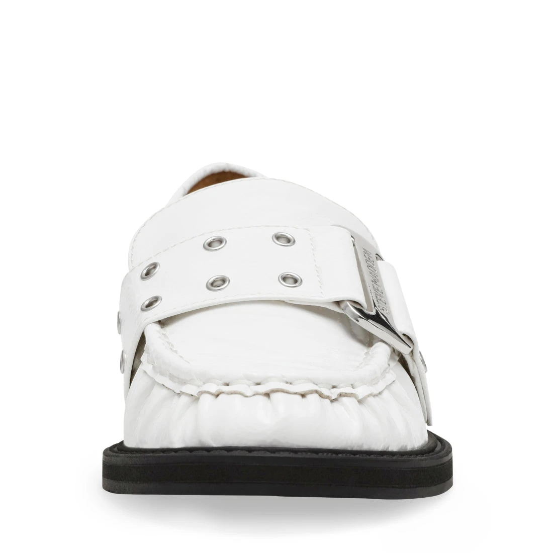 Steve Madden MAX-TRACK WHITE CRINKLE PATENT 5 Steve Madden MAX-TRACK WHITE CRINKLE PATENT - Image 3