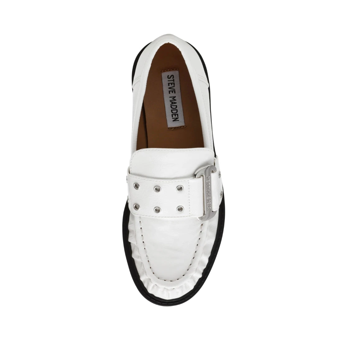 Steve Madden MAX-TRACK WHITE CRINKLE PATENT 6 Steve Madden MAX-TRACK WHITE CRINKLE PATENT - Image 4