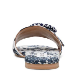 Steve Madden MERLA BLUE WHITE -Steve Madden Store STEVEMADDEN SHOES MERLA BLUEWHITE BACK SMECOMM