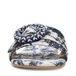 Steve Madden MERLA BLUE WHITE -Steve Madden Store STEVEMADDEN SHOES MERLA BLUEWHITE FRONT SMECOMM