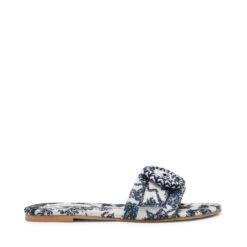 Steve Madden MERLA BLUE WHITE -Steve Madden Store STEVEMADDEN SHOES MERLA BLUEWHITE SIDE SMECOMM