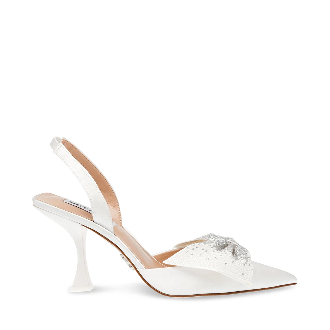 Steve Madden NITEOWL-P IVORY SATIN 4 Steve Madden NITEOWL-P IVORY SATIN - Image 2