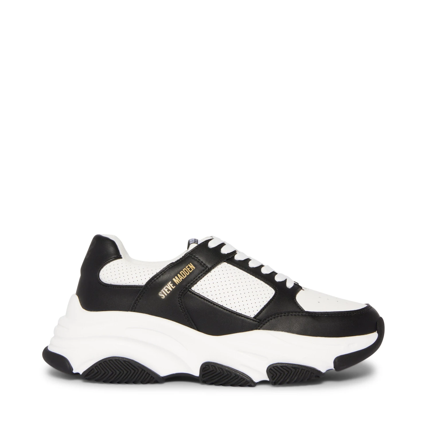 Steve Madden PARK WHITE BLACK 4 Steve Madden PARK WHITE BLACK - Image 2