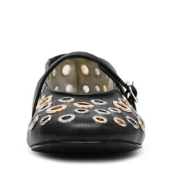 Steve Madden REJOICE-S BLACK SILVER GOLD -Steve Madden Store STEVEMADDEN SHOES REJOICE S BLACKSILVERGOLD FRONT