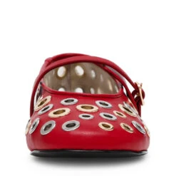 Steve Madden REJOICE-S RED SILVER GOLD -Steve Madden Store STEVEMADDEN SHOES REJOICE S REDSILVERGOLD FRONT