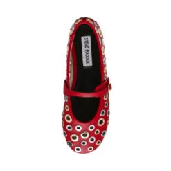 Steve Madden REJOICE-S RED SILVER GOLD -Steve Madden Store STEVEMADDEN SHOES REJOICE S REDSILVERGOLD TOP