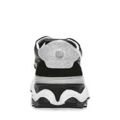 Steve Madden SETBACK BLACK WHITE -Steve Madden Store STEVEMADDEN SHOES SETBACK BLACKWHITE BACK