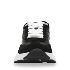 Steve Madden SETBACK BLACK WHITE -Steve Madden Store STEVEMADDEN SHOES SETBACK BLACKWHITE FRONT