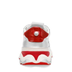 Steve Madden SETBACK SILVER RED -Steve Madden Store STEVEMADDEN SHOES SETBACK SILVERRED BACK