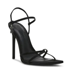 Steve Madden STELLINA BLACK SATIN
