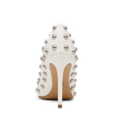 Steve Madden THRIVE-S WHITE W-STUD -Steve Madden Store STEVEMADDEN SHOES THRIVE S WHITEWITHSTUDS BACK SMECOMM